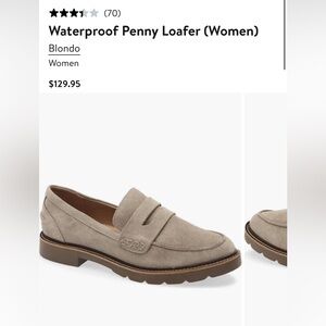Waterproof penny loafers